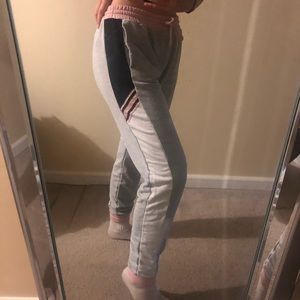 gray art class sweatpants